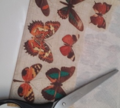 I liked to add butterflies napkins....ONly napkins and white glue!! :)
